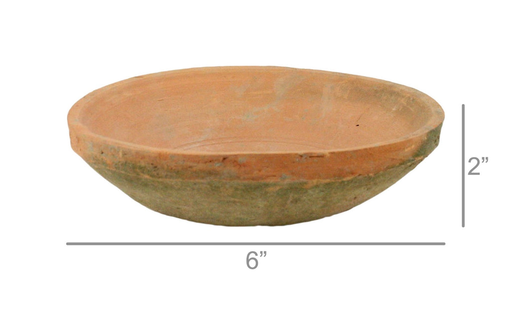 Rustic Terra Cotta Bowl- Small (Antique Red) - Shoppe Details and Design