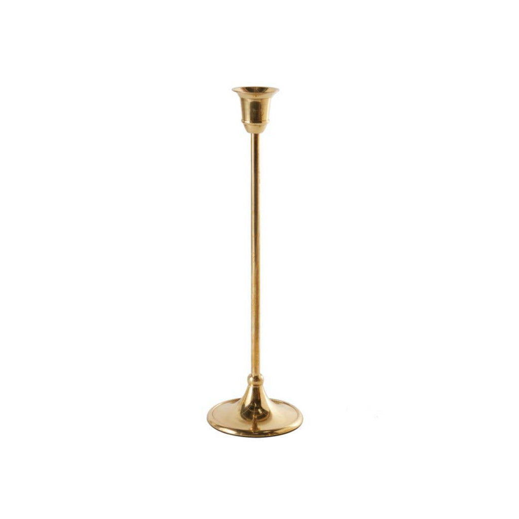 Large Brass Gold Antique Candlestick holder
