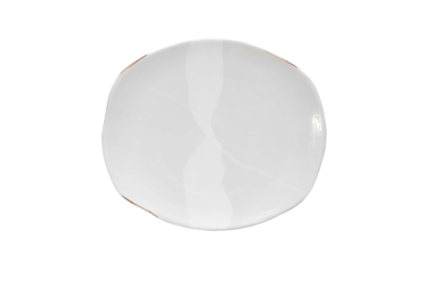 Exposed Edge Organic Salad Plate - Shoppe Details and Design