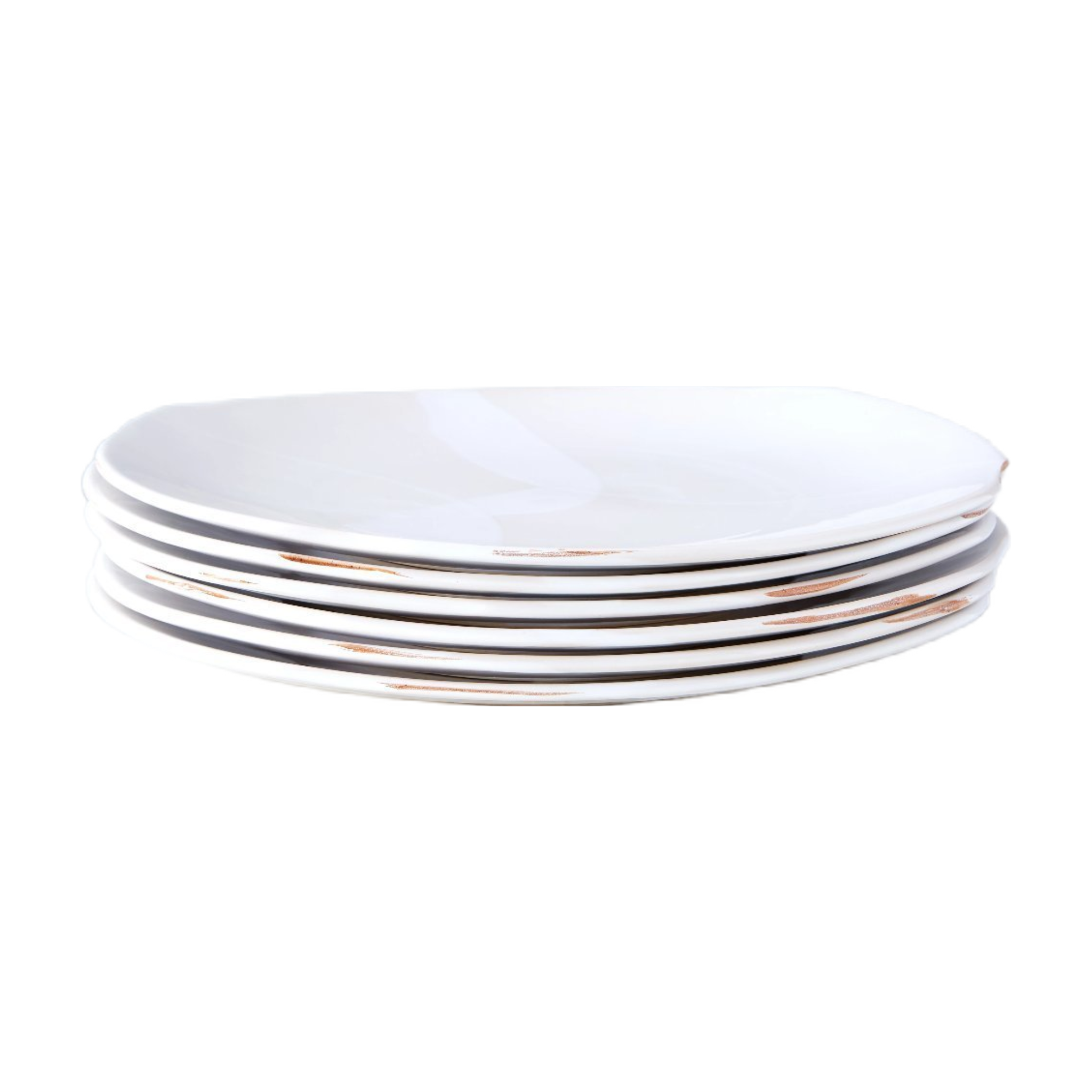 Exposed Edge Organic Dinner Plate Large |  Natural Elegance | Eco-Friendly Exposed Edge Dinner Plate Large - Shoppe Details and Design