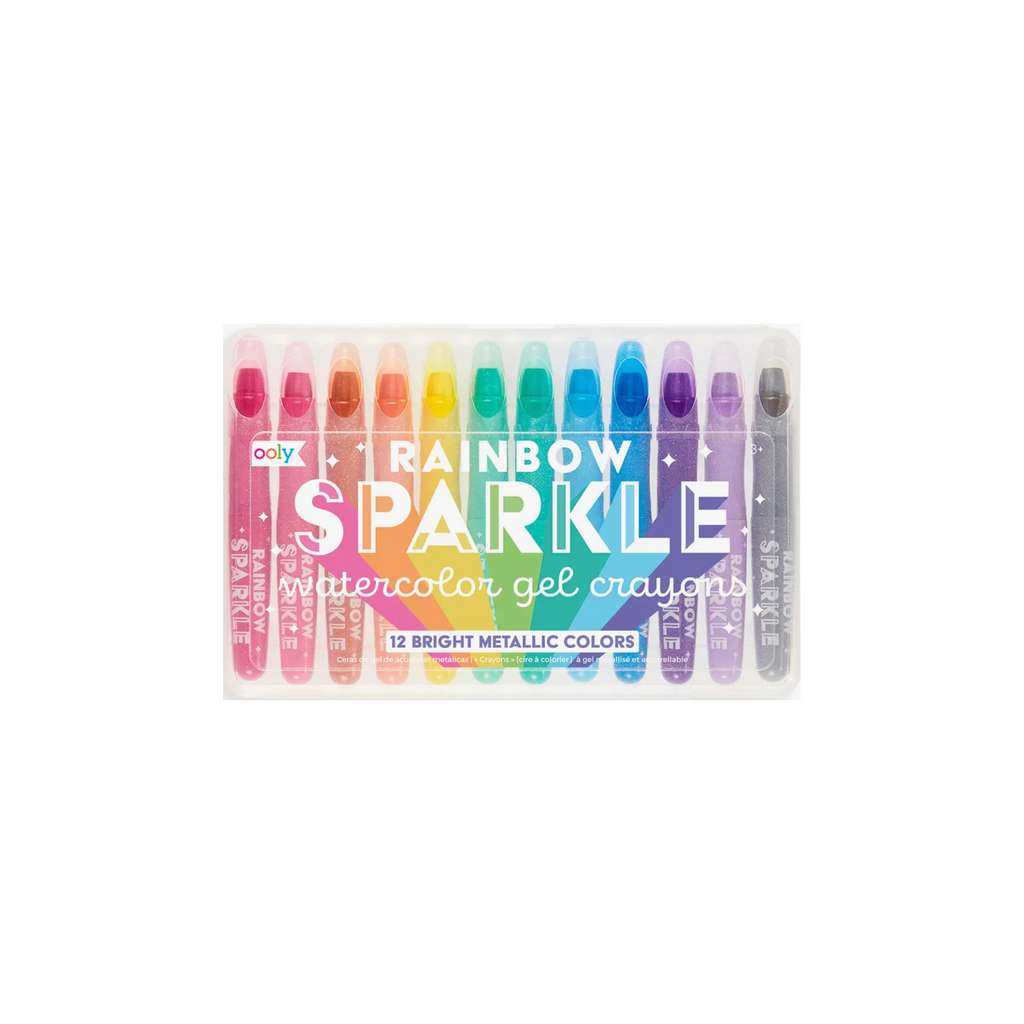 OOLY Rainbow Sparkle Metallic Gel Crayons