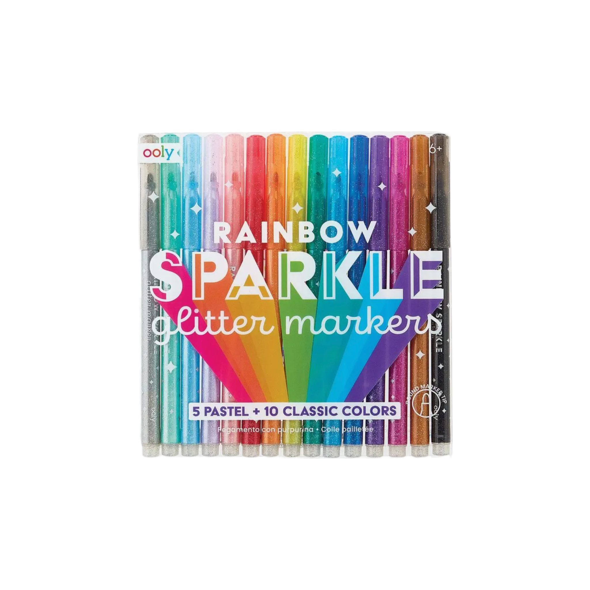 Ooly Rainbow Sparkle Glitter Markers - Shoppe Details and Design