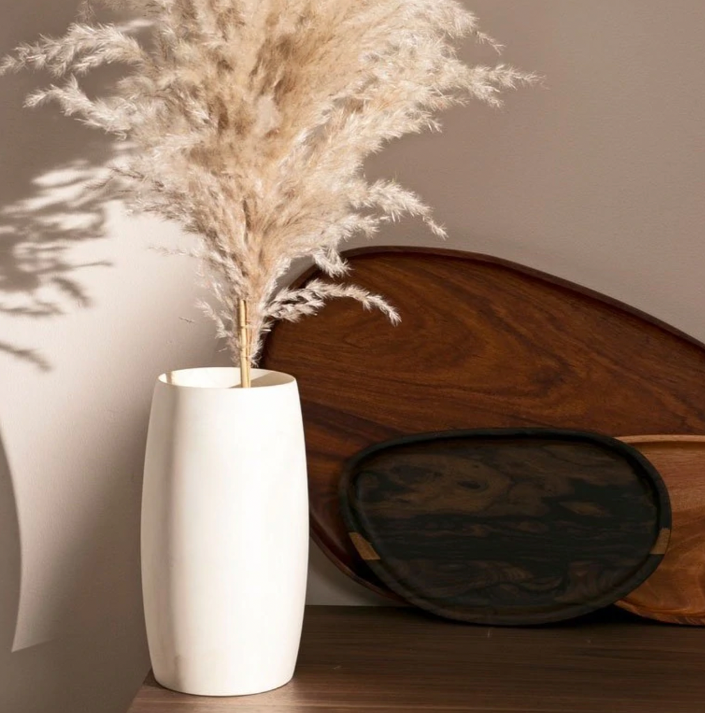Itza Wood Floral Wooden Vase