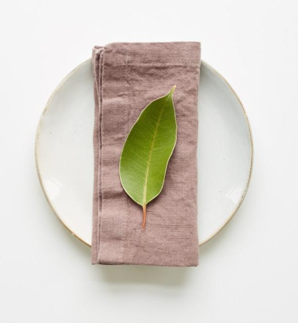 Linen Tales Luxury Linen Napkins - Ashes of Roses - Shoppe Details and Design