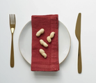 Cranberry Linen Napkins Set - Shoppe Details and Design