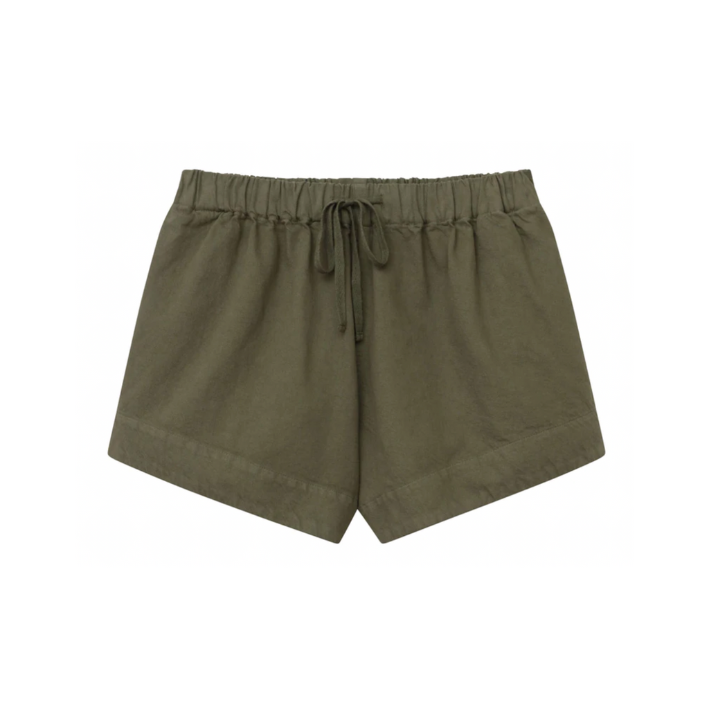 The Great Loose Fit Bonfire Short in Army Green