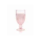 Vintage Rose Diamond-Cut Goblet - Shoppe Details and Design