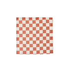 Bonnie and Neil Checkers Terracotta Linen Napkins - Set of 2 - Shoppe Details and Design