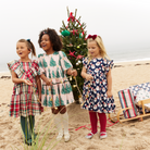 Pink Chicken - Girls Raphaela Dress in Holiday Tartan - Shoppe Details and Design