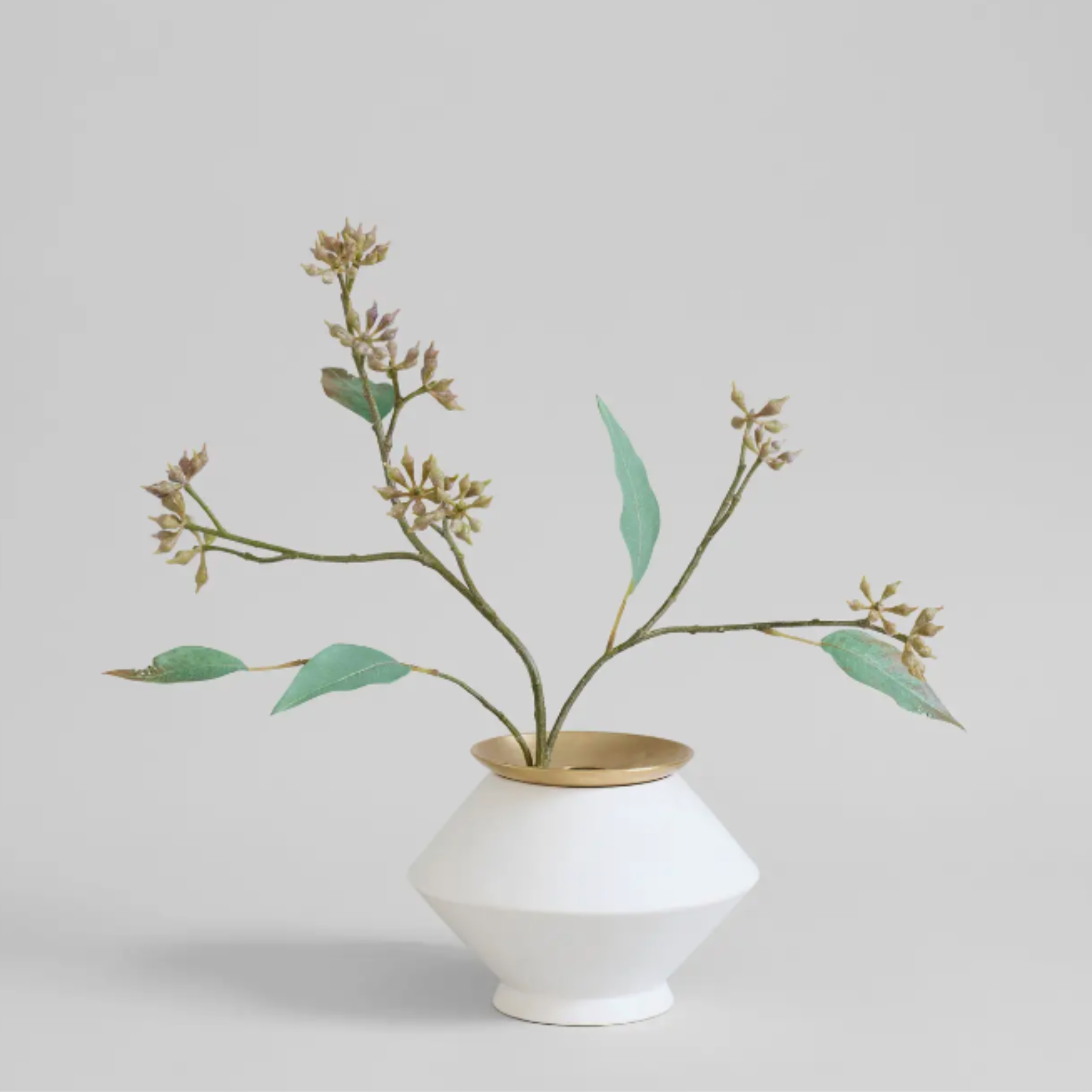 Faux Eucalyptus Seed Branch - Shoppe Details and Design