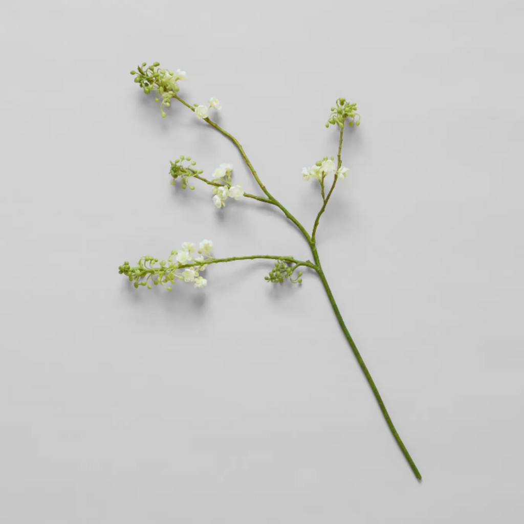 Faux White Spirea Buds - Shoppe Details and Design