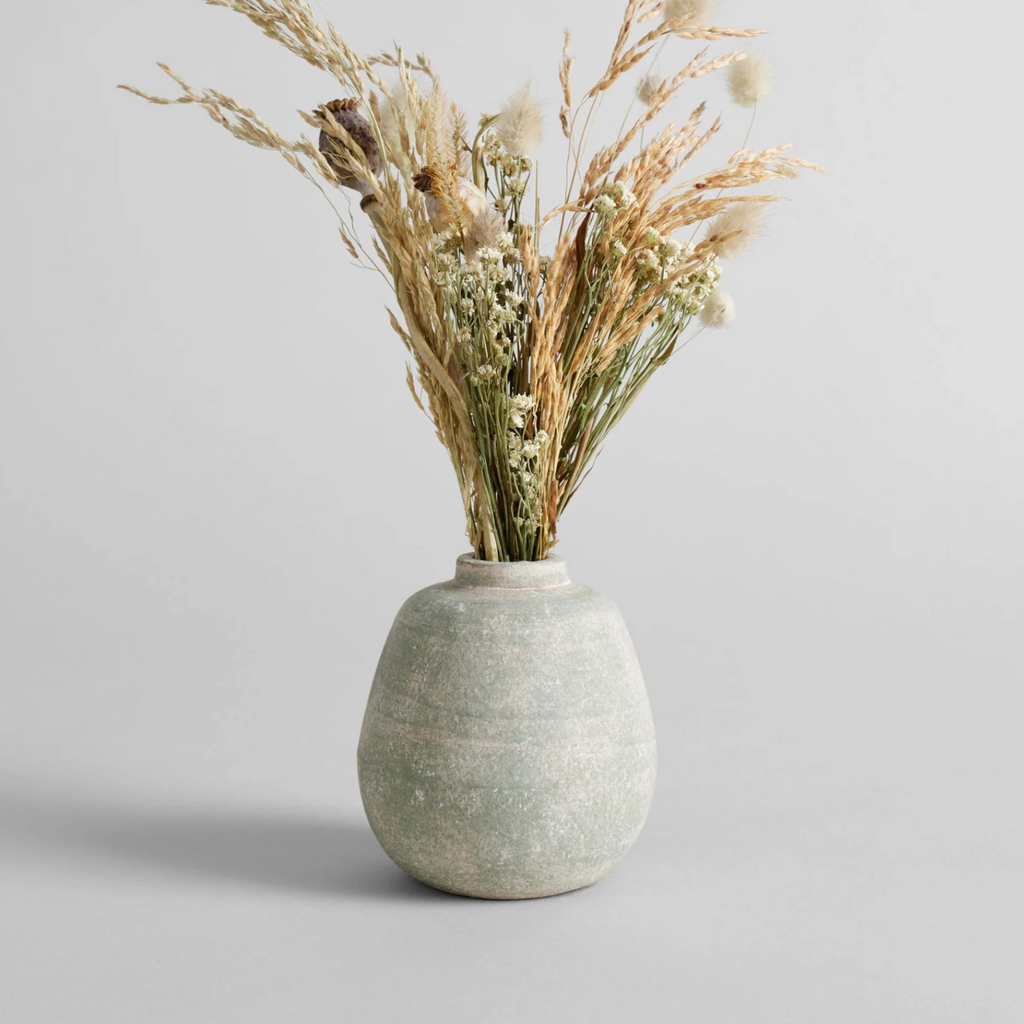 Terra Cotta Bud Vase - Greenwash Short