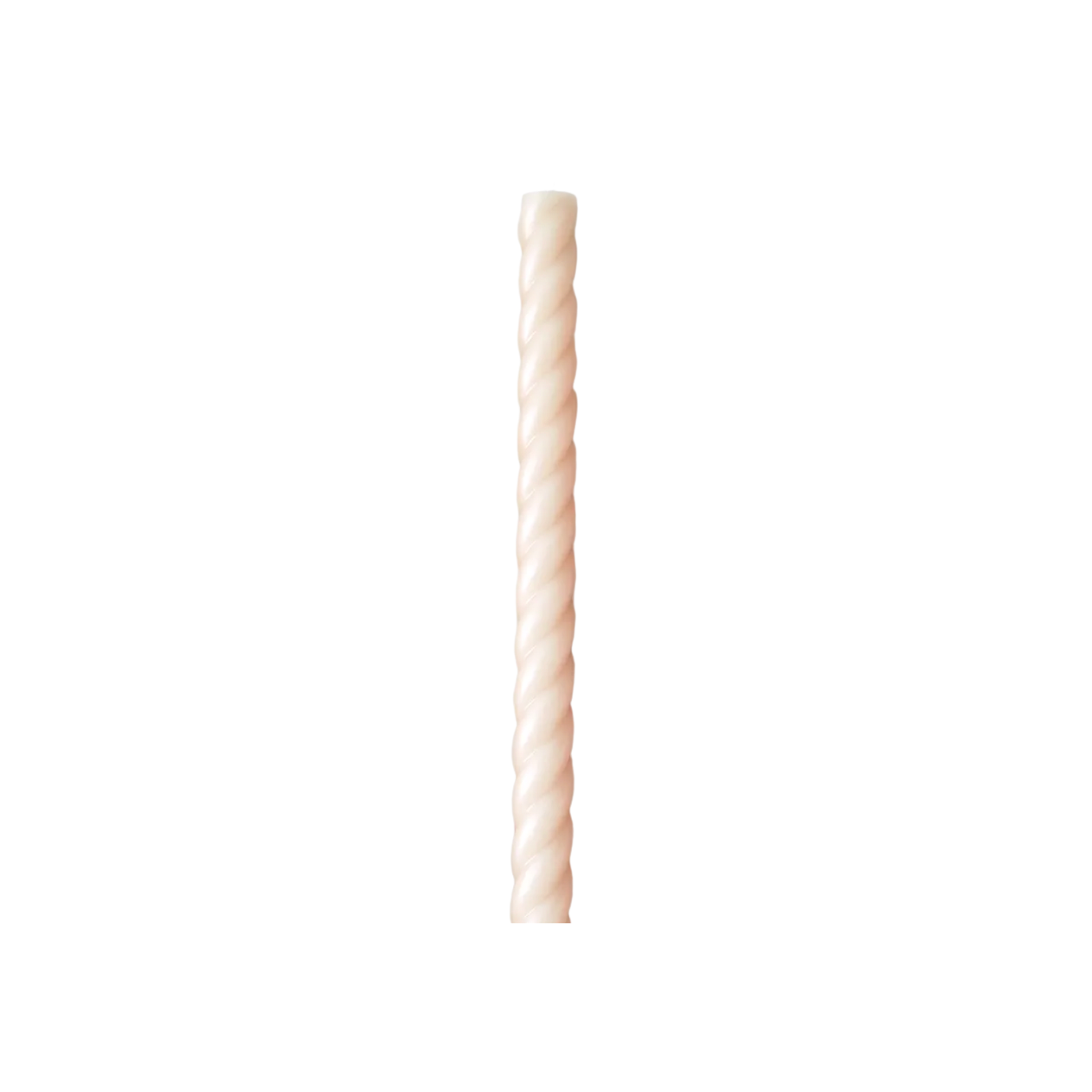 Twisted Rope 10" Taper Candles in Blush - Shoppe Details and Design