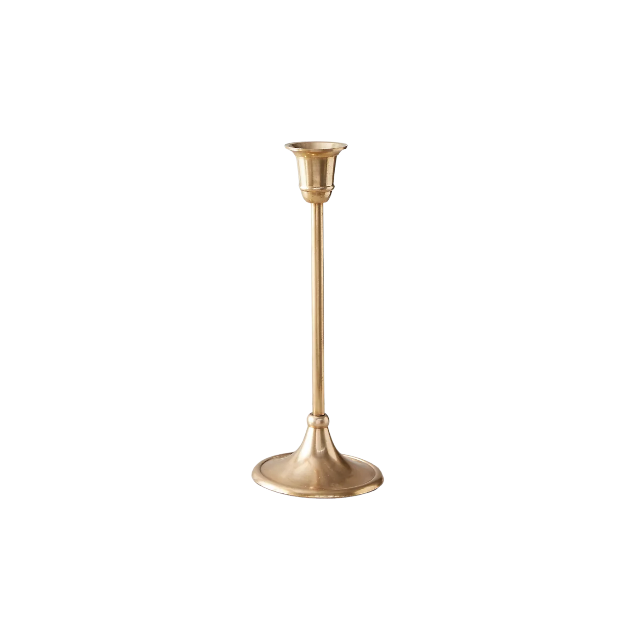 Antique Brass Candlestick Holder - Shoppe Details and Design