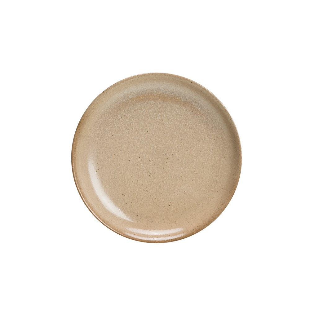 Round Stoneware Plate, Opal - Shoppe Details and Design