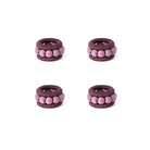 Eggplant Lilac Berry Napkin Rings - Set of 4 - Shoppe Details and Design.