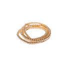 gold stretchy bracelets set of 4