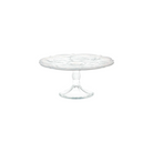 Handcrafted Crystal Opal Cake Plate by Mosser Thistle, Size Small - Shoppe Details and Design.