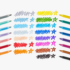 ooly rainbow sparkle glitter markers.