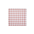 Handwoven Cotton Napkins: Set of 2 in Pink Gingham - Shoppe Details and Design.