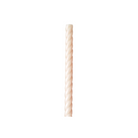 Set of two blush 10" twisted rope taper candles, hand-poured from pure beeswax in New York, burn clean and bright.